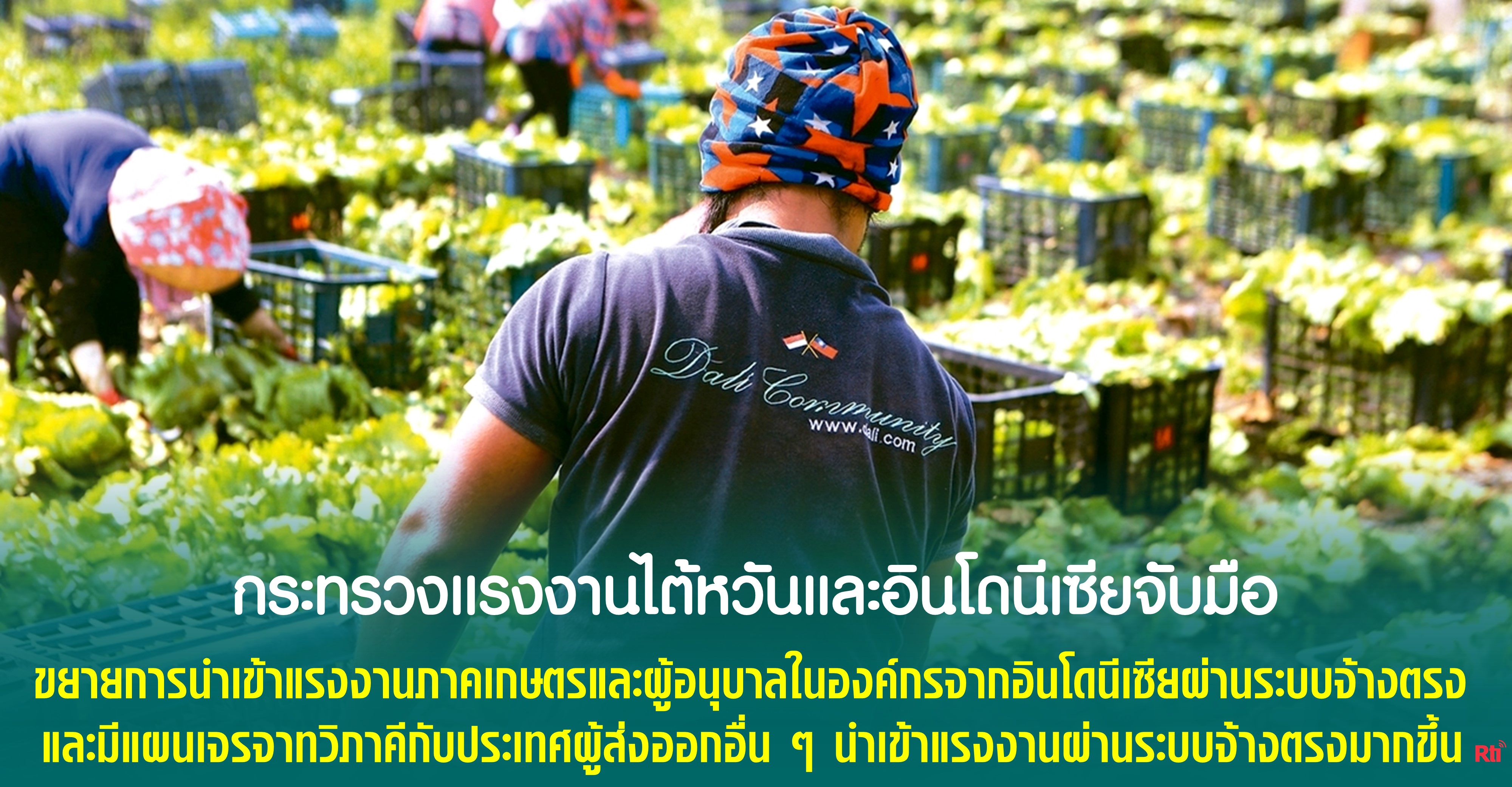 ศูนย์จ้างตรง (DHSC) กระทรวงแรงงานไต้หวัน เร่งผลักดันการนำเข้าแรงงานต่างชาติแบบจ้างตรงมากขึ้น