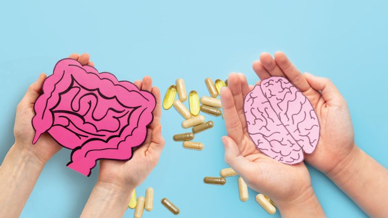 Gut-Brain Axis หรือ ระบบแกนเชื่อมโยงระหว่างสมองและทางเดินอาหาร (ภาพจาก Nutrition Industry Executive)