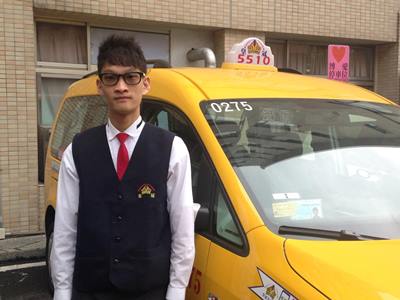 8年級無障礙計程車駕駛陳晏民(李憶璇攝)