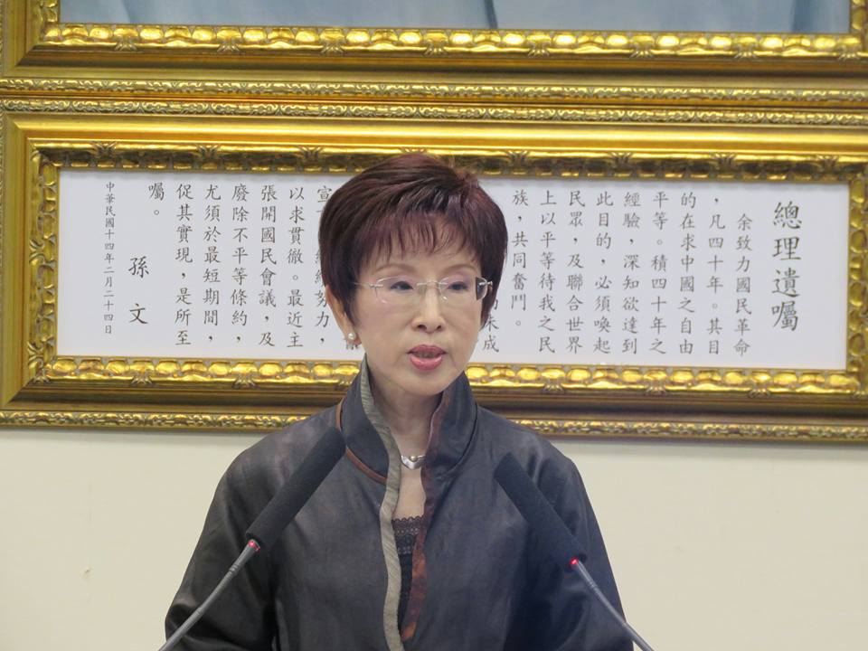 國民黨前主席洪秀柱。(資料照片/劉品希 攝)