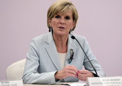 澳洲外交部長畢紹普(Julie Bishop)(AFP)