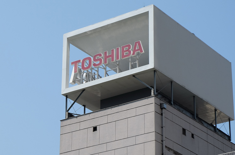 圖為東芝(Toshiba)位於東京的辦公大樓。(圖：中央社)