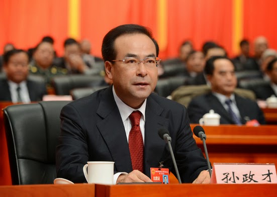 中國重慶市委書記孫政才 (網路圖片)
