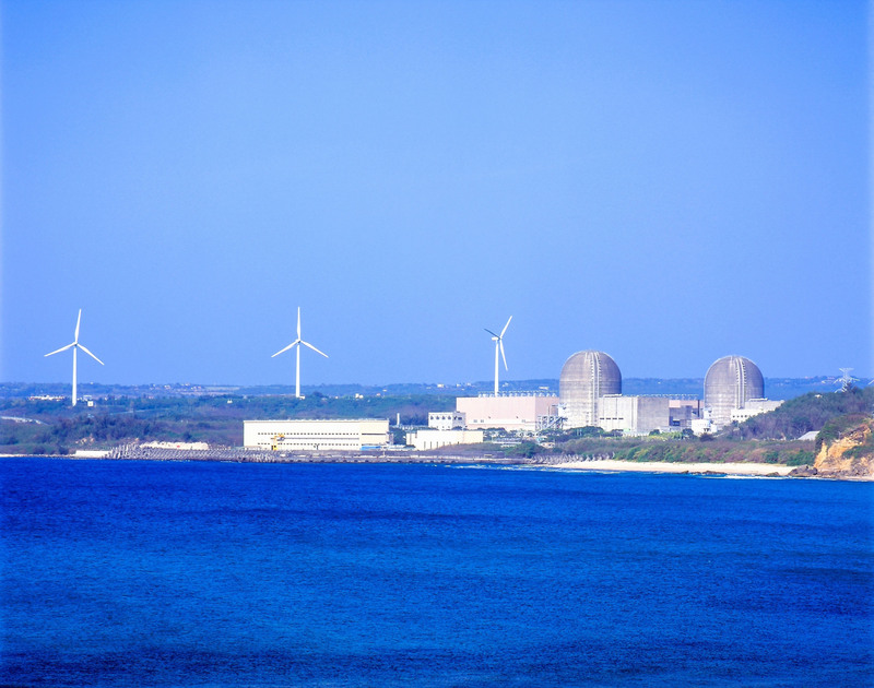 圖為屏東核三廠。（台電提供）