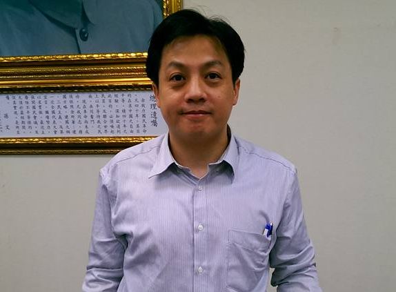 國民黨文傳會副主委李明賢。(劉品希 攝)