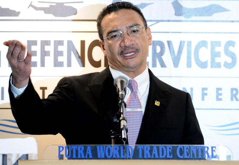 馬來西亞國防部長希山慕丁(Hishammuddin Hussein)(AFP)