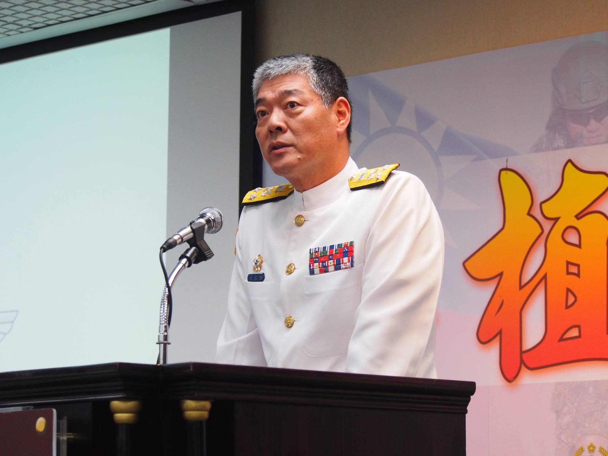 國防部次長尚永強。蕭照平攝