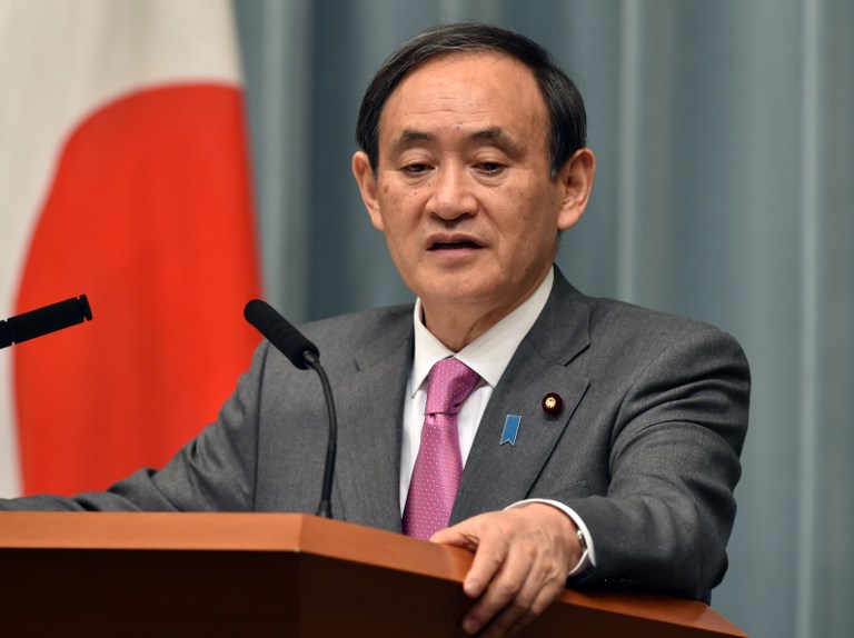 日本內閣官房長官菅義偉 (資料照片/AFP)