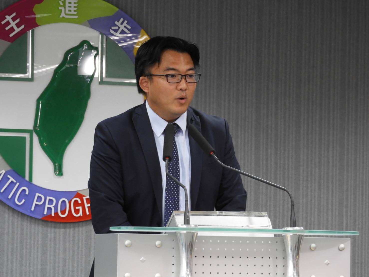 桃園市議員楊家俍。(資料照／劉玉秋 攝)