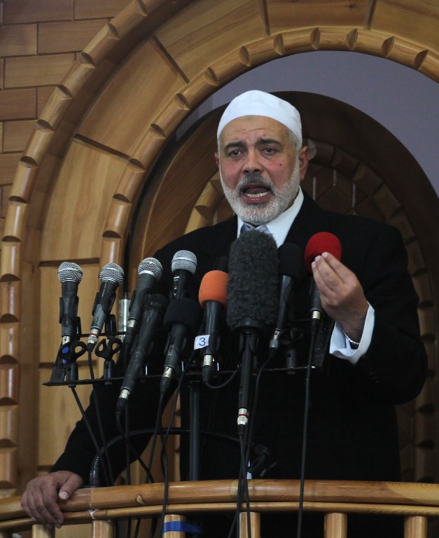 哈瑪斯組織(Hamas)的已故政治領袖哈尼雅(Ismail Haniyeh) (AFP)