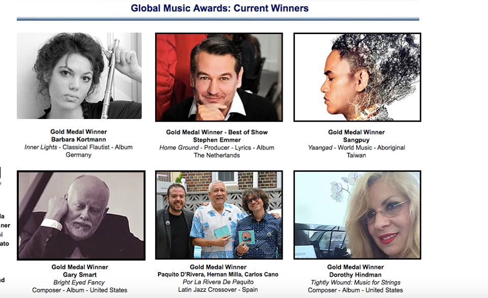 桑布伊「椏幹」專輯獲Global Music Awards全球音樂大獎(翻攝網站)