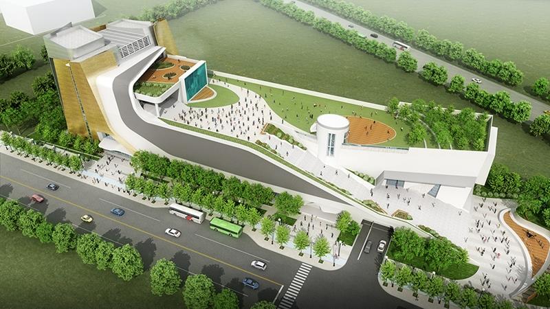 文化部13日宣布，原訂於中台灣電影中心空間設置「國家漫畫博物館」將另覓設置地點。（圖擷自台中市都發局網頁）