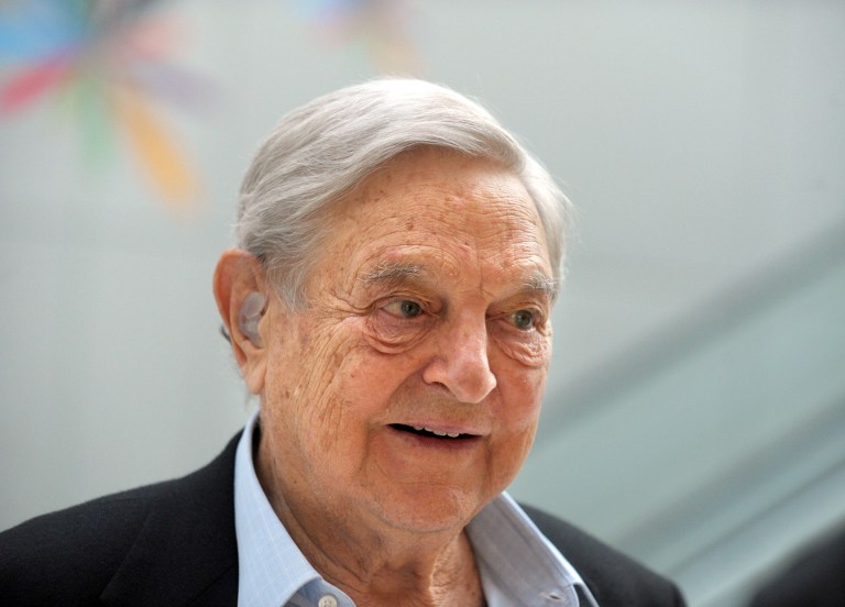 投資富豪索羅斯(George Soros) (資料照片/AFP)