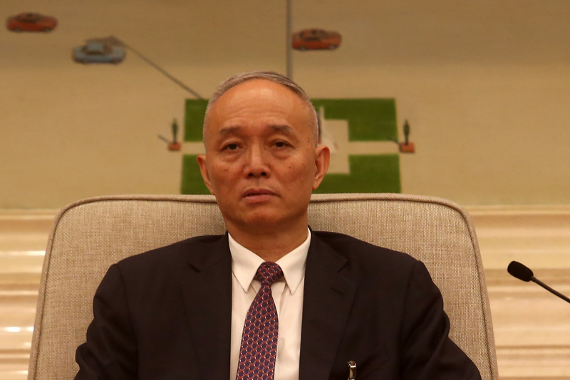 北京市委書記蔡奇(圖)13日主持俗稱武漢肺炎的2019年冠狀病毒疾病(COVID-19)疫情防控會議時指出，「北京已進入非常時期」，要求5月30日以來與新發地批發市場有密切接觸者都要核酸檢測。目前北京有3個區、4個街鄉列為中風險地區。<br />(圖：中央社資料照)