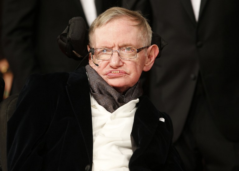 英國物理學大師霍金(Stephen Hawking)(AFP)