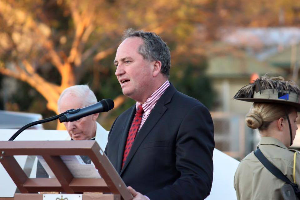 澳洲副總理喬伊斯(Barnaby Joyce) (圖:喬伊斯臉書)