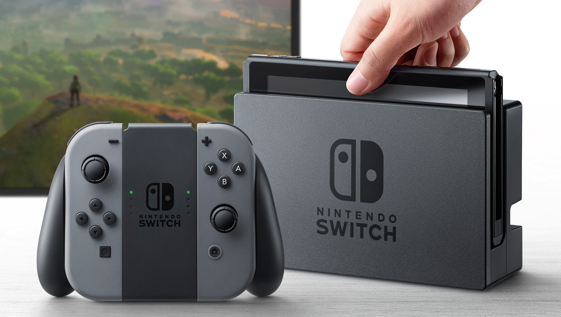 任天堂宣佈，包括家用遊戲機「Nintendo Switch」(圖)及相關軟體在內的所有商品，已停止對俄出貨。 (網路圖片)