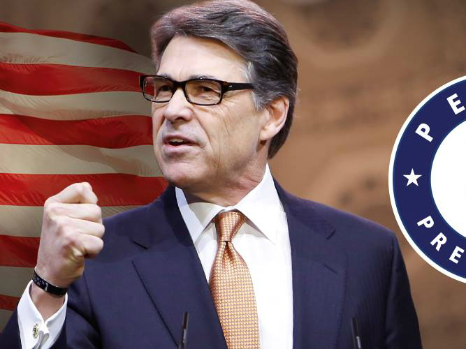 美國能源部長裴利(Rick Perry)(圖：裴利臉書)