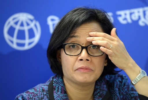 印尼財政部長穆里亞尼(Sri Mulyani Indrawati) (資料照片/AFP)