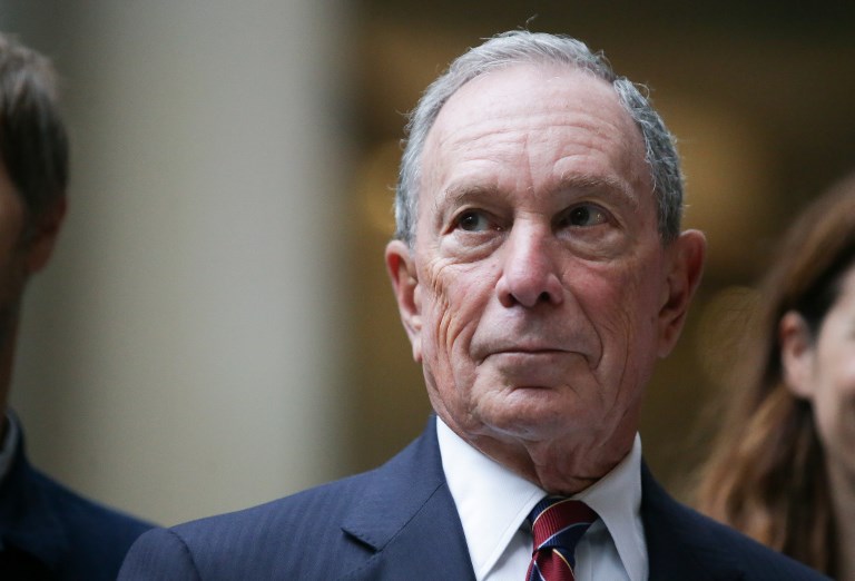美國億萬富豪彭博(Michael Bloomberg) (AFP)
