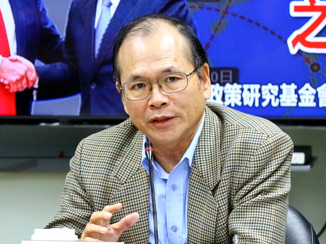 國民黨大陸事務部主任林祖嘉。資料照片。 (央廣記者王照坤 攝)
