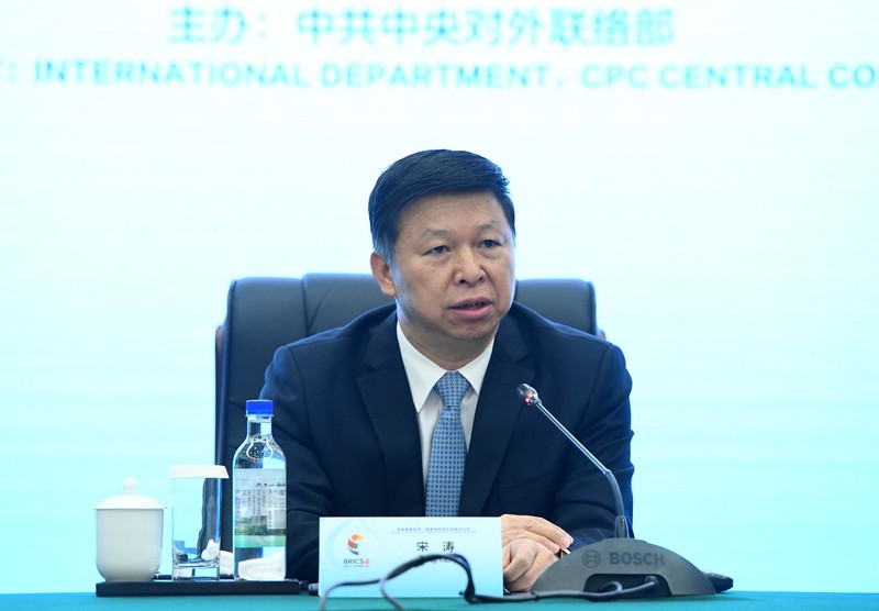 前中共中央對外聯絡部部長宋濤接任國台辦主任一職。(圖：中央社資料照片)