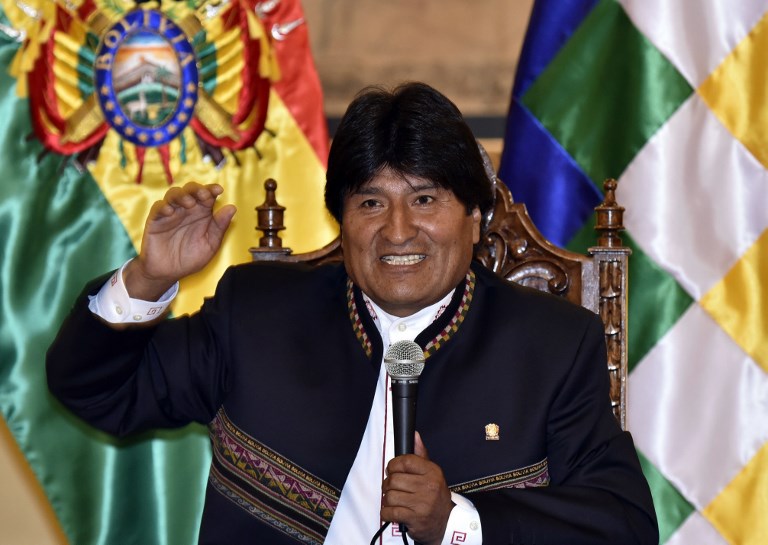 玻利維亞總統莫拉萊斯(Evo Morales) (AFP)