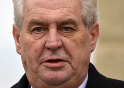 捷克總統齊曼(Milos Zeman)(圖：取自維基百科)