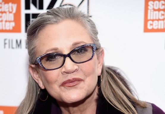 曾在「星際大戰」中扮演「莉亞公主」(Princess Leia)的60歲女星嘉莉費雪(Carrie Fisher)。(AFP)