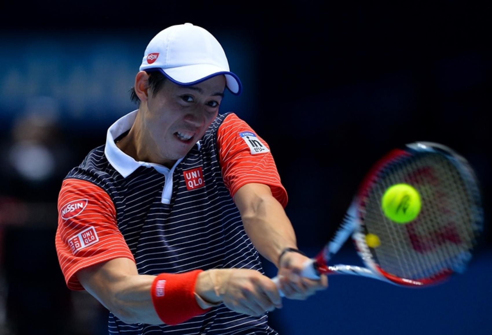 日本男網名將錦織圭(Kei Nishikori)。(資料照片/AFP)