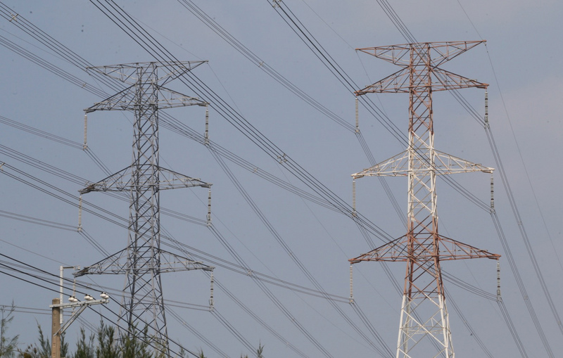 圖為台電高壓電塔。(圖：中央社)