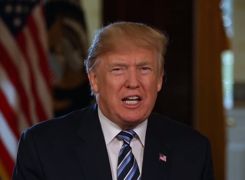 美國總統川普(Donald Trump)。(圖擷自川普臉書)