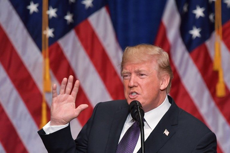 美國總統川普 (AFP/檔案照片)
