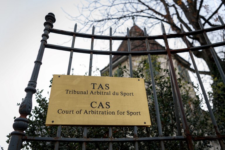 體育仲裁法庭(Court of Arbitration for Sport, CAS) (AFP)