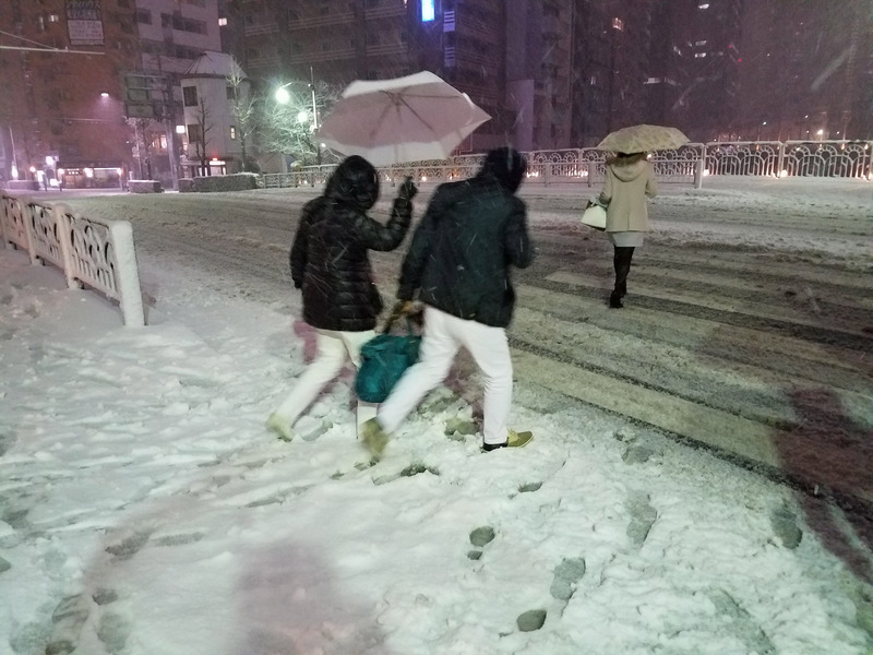 東京大雪將衝擊交通 日本政府籲避免非必要外出。(圖：中央社檔案照)