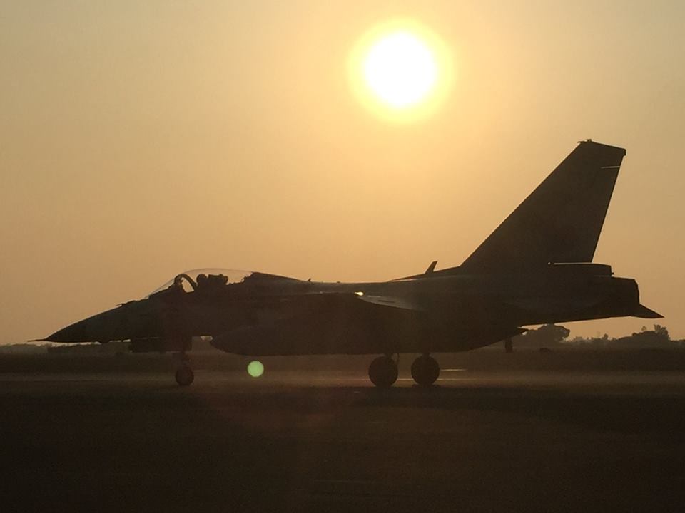 IDF經國號戰機。非新聞當事飛機。(資料照片/蕭照平攝)