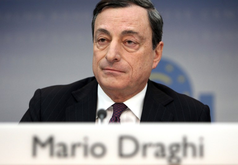 義大利總理德拉吉(Mario Draghi)支持擴大干預外資併購法規擴及汽車及鋼鐵業。 (資料照片/AFP)