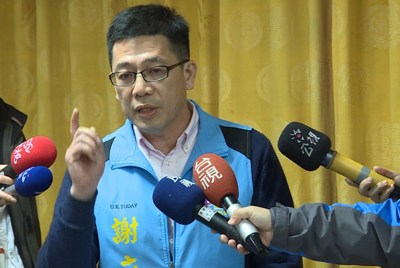 前移民署長謝立功(前)31日表示將退出國民黨，轉而擔任民眾黨秘書長。（圖:中央社 / 資料照）