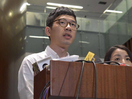 香港學運領袖，香港眾志創黨主席，學聯前秘書長羅冠聰。（圖：羅冠聰臉書)
