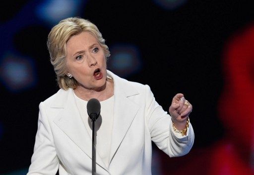 美國前國務卿希拉蕊(Hillary Clinton)(資料照片/AFP)