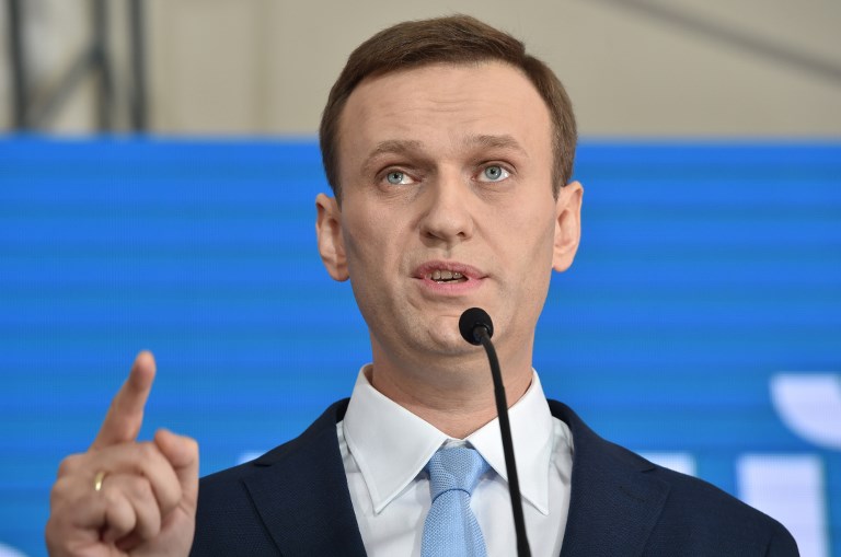 俄羅斯著名的反對派領袖納瓦尼(Alexei Navalny)疑似遭人下毒，身體健康危急。 (AFP)