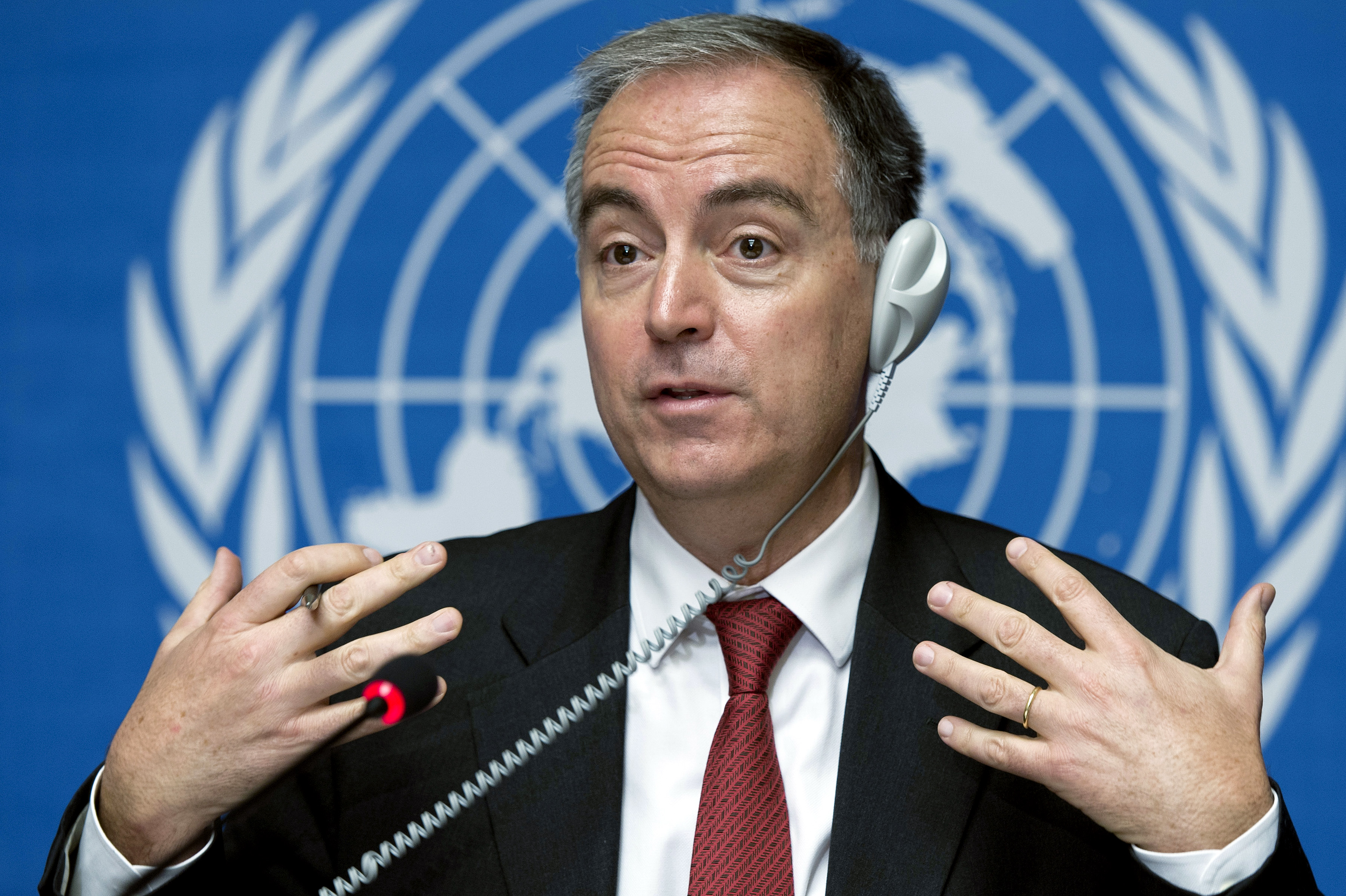 聯合國敘利亞人道協調官員孟茲10日表示，在能夠運用的援助基金出現危險低檔之際，如果敘利亞西北部的戰鬥惡化，可能有多達200萬名難民逃到鄰邦土耳其。(UN Photo/Jean-Marc Ferré)