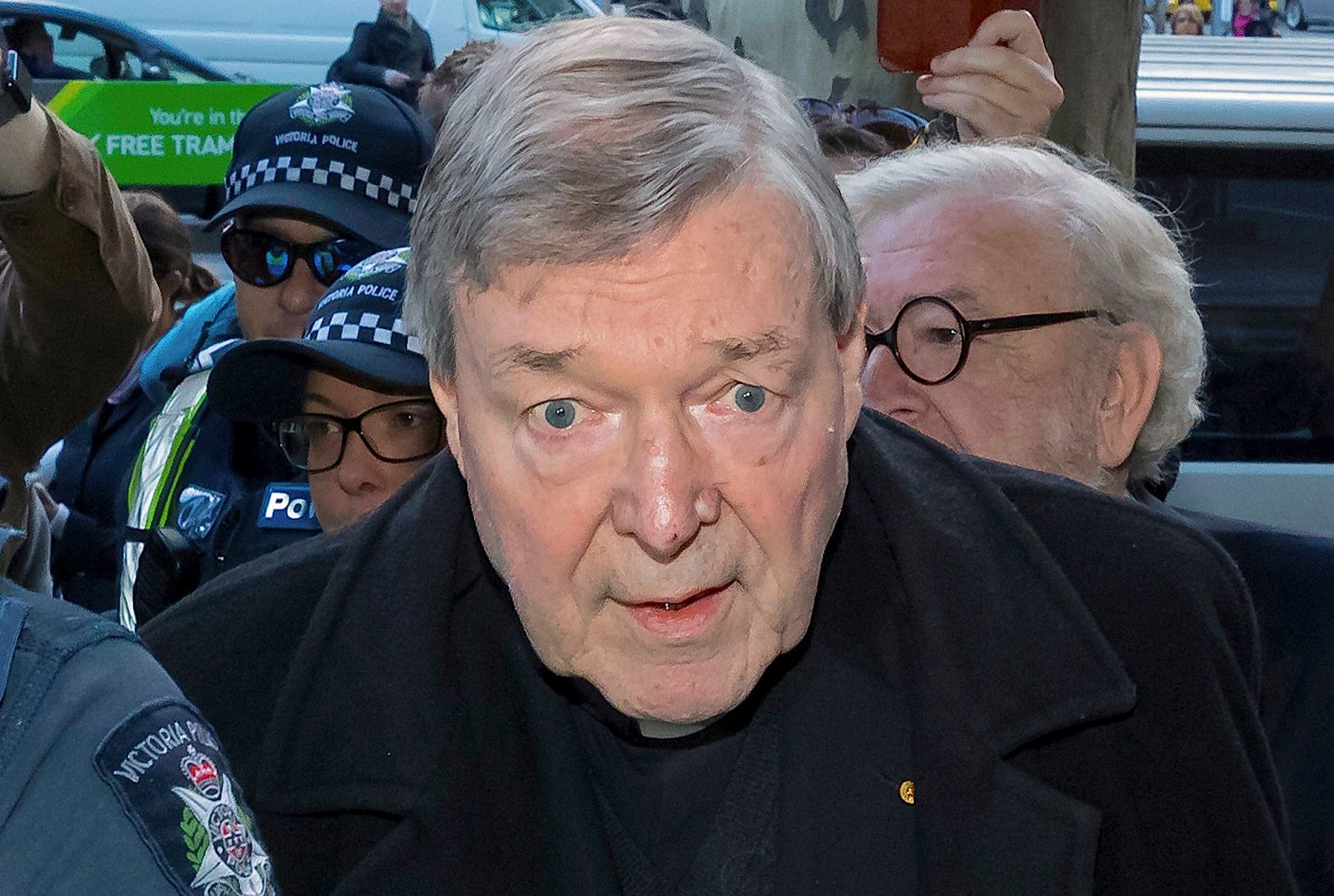 梵蒂岡第三號人物樞機主教培爾(George Pell)，被控在逾20年前對13歲男童犯下的5項性侵害罪行有罪。(路透社/達志影像)