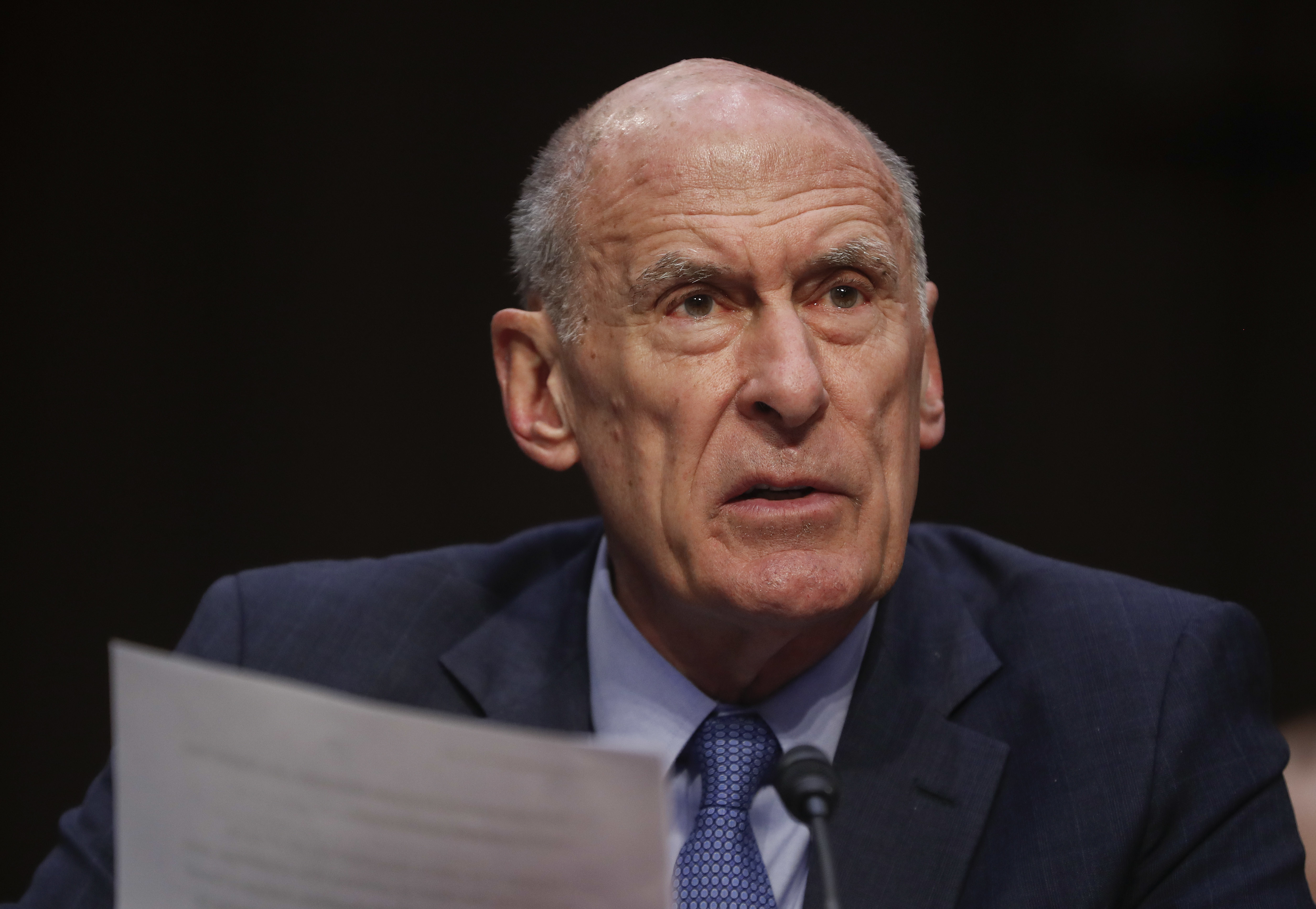 美國國家情報總監柯茨(Dan Coats)。 (AP/達志影像)