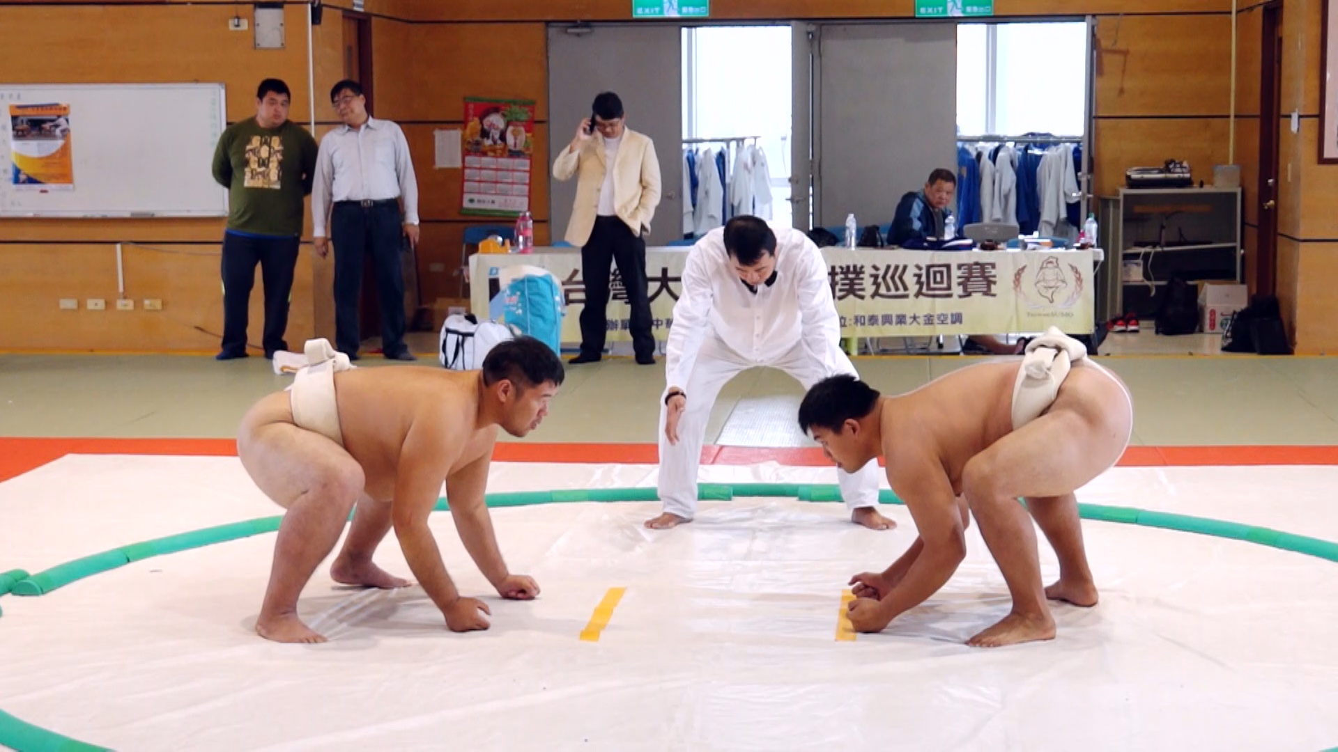 相撲運動從日治時期傳入臺灣，是當時臺灣最興盛的運動。即使戰後相撲場被逐一拆除，但熱愛相撲運動的臺灣人，仍然持續對相撲的熱情。(圖：徐新權 攝)