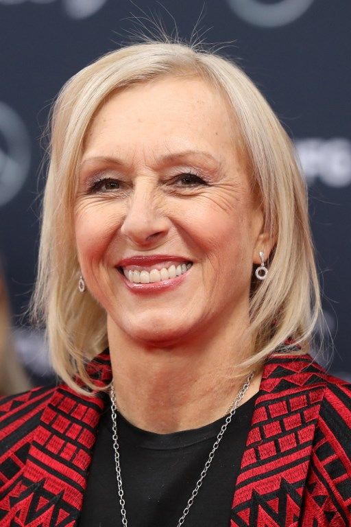 女網偉大傳奇人物娜拉提洛娃(Martina Navratilova)(AFP)