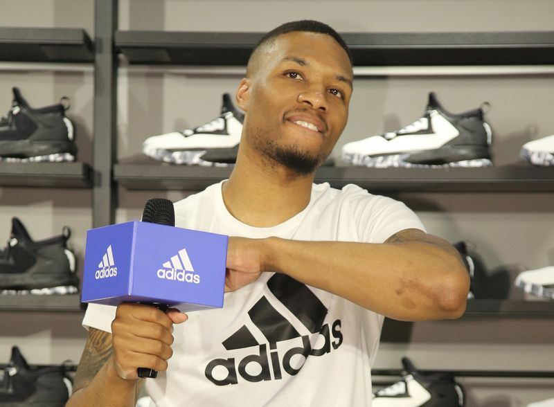 美國職籃（NBA）波特蘭拓荒者隊後衛里拉德（Damian Lillard） (中央社檔案照片)