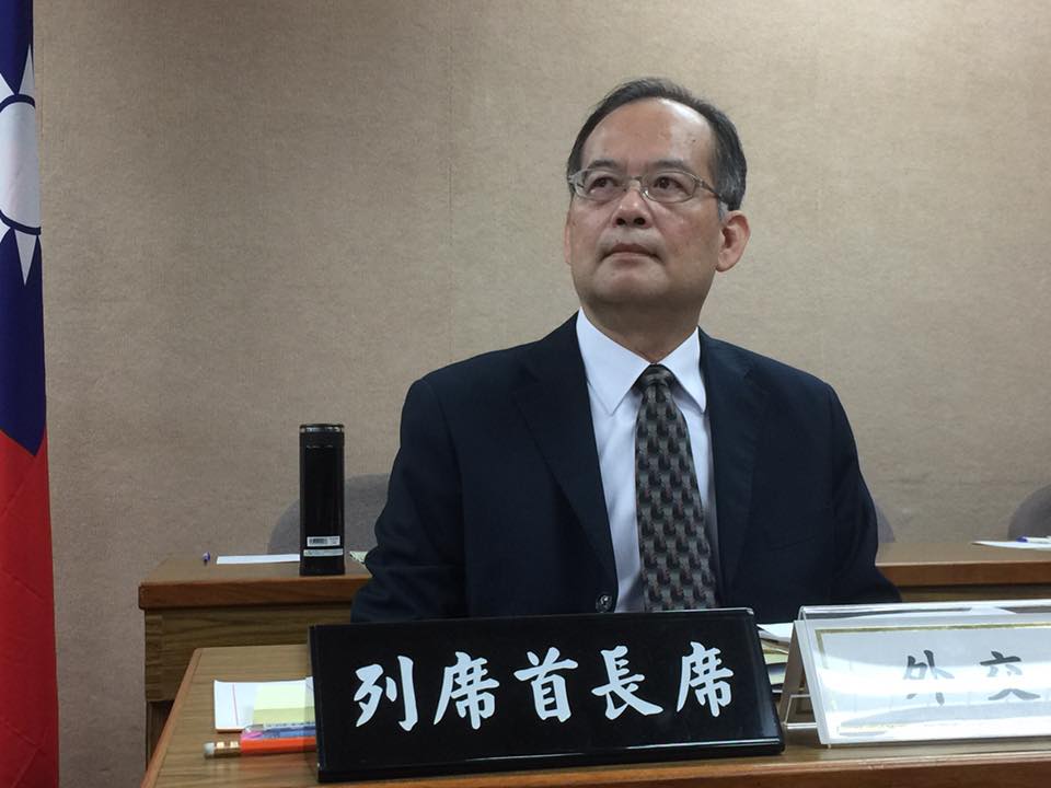 外交部次長章文樑。蕭照平攝