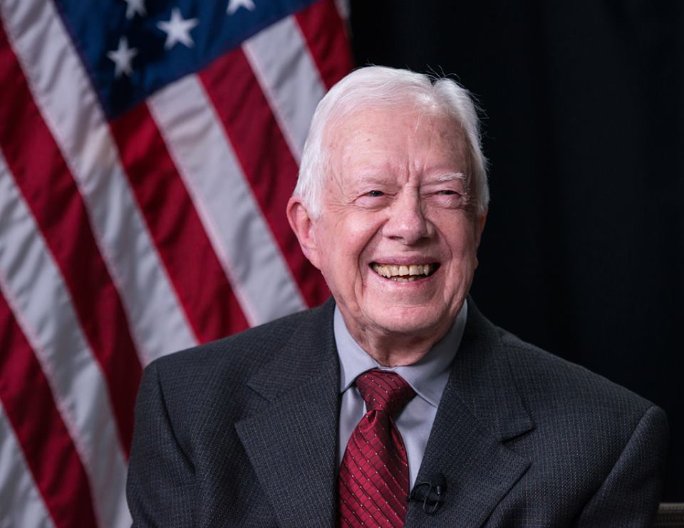 美國前總統卡特(Jimmy Carter)。(取自President Jimmy Carter臉書)