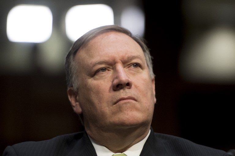 美國國務卿蓬佩奧(Mike Pompeo) (AFP)